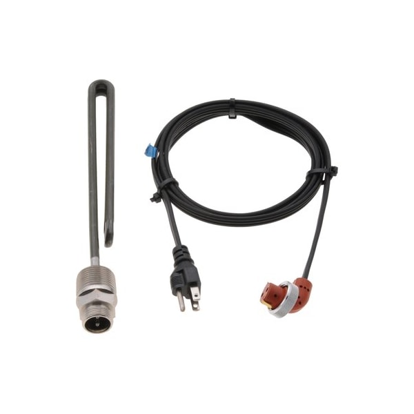 Zerostart Oil Pan Heater 1000W 120V, 1in. Npt, Water/Oil, Stainless